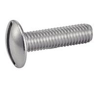 Vis à métaux tête ronde large poêlier fendue inox A2 NFE 25129 5X70 boîte de 200 - ACTON - 622125X70