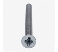 Vis à métaux zinguée tête fraisée PZ cruciforme Viswood Ø 6x40 mm (lot de 8 vis+écrou)