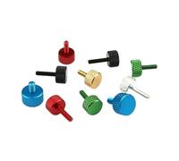 Vis à molette moletées, Vis À Pouce Moletée M3 M4 * 6-12mm, 5 Pièces/lot, Modification De, Bricolage, Anodisation Boulon(Blue,M4x8mm)