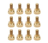Vis à oreilles moletées en cuivre pur M5 x 20mm, 50 pièces | Filetage antidérapant, fixation manuelle sans outil, idéal bricolage et réparation