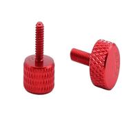 Vis à pouce moletée en aluminium coloré M3 M4 M5 M6 * 6/8/10/12/16/20, 5 à 10 pièces/lot, serrage à la main(Red colour,16MM_M4 10PCS)