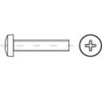 Vis à tête bombée TOOLCRAFT 145899 200 pc(s) M3 4 mm tête bombée cruciforme acier N/A