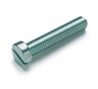 Vis à tête cylindrique DIN 84 forme A avec fente Acier zingué M5 x 25 190866 (paquet de 100 pièces)