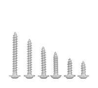 Vis à tête cylindrique en acier inoxydable 304 | Plusieurs tailles for la fixation du bois et du métal(M1.4x4(50pcs))