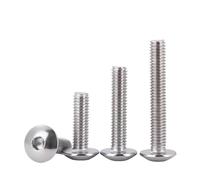 Vis à tête cylindrique hexagonale, vis bombée six pans creux, fraisée, M2, .5, M3, M4, M5, M6, M8, M10, acier inoxydable 304(M10 (2pcs),45mm)