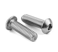 Vis à tête cylindrique M6-1.0, en acier inoxydable 18-8, filetage complet llen M6 x 30 mm (25 PCS)