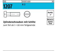 Vis à tête cylindrique Reyher ISO 1207 A 2 M 8 x 12 A 2 012079209080012 (50 pièces)