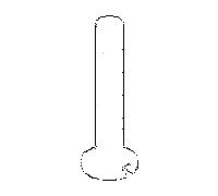 vis à tête fraisée Dornbracht M4 x 25 DIN 963 093030160-06 platine mat