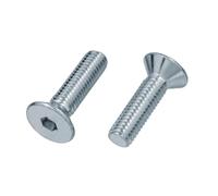 Vis à Tête Fraisée M8 x 20 BTR Six Pans Creux Zingué Lot de 50 pièces | DIN 7991 ISO 10642, acier au carbone classe 10.9, empreinte llen, vissage affleurant, quincaillerie mécanique