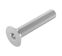 Vis à tête fraisée SECCARO M6 x 35 mm, acier inoxydable V2A VA A2, DIN 7991 / ISO 10642, emboîture hexagonale, 20 pièces