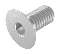 Vis à tête fraisée SECCARO M8 x 18 mm, acier inoxydable V2A VA A2, DIN 7991 / ISO 10642, emboîture hexagonale, 20 pièces