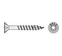 Vis à tête fraisée SPAX - Modèle R 88091 - Profil Torx - Acier étamé par galvanisation - 6 mm x 140 mm