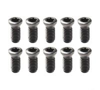 Vis à tête fraisée Torx M3 x 8 mm en acier pour plaques de coupe | Spécialement conçu pour les inserts en carbure de tungstène, haute résistance à la traction, idéal pour les tours CNC