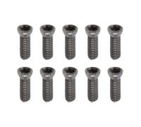Vis à tête fraisée Torx M3 x 8 mm en acier pour plaques de découpe | Spécialement conçu pour les inserts en carbure de tungstène, haute résistance à la traction, idéal pour les tours CNC