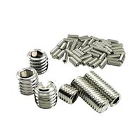 Vis à tête hexagonale en acier inoxydable 304, M2-M8, douille hexagonale, pointe de tasse Allen, ensemble de bricolage, poignées de porte, boulon de robinet DIN916(8mm,M5 x 30Pieces)