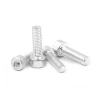 Vis à tête hexagonale en alliage d'aluminium, boulon Allen M2 M2.5 M3 M4 M5 M6 M8 M10 (20 pièces), 20 pièces, M6X25