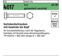 Vis à tête hexagonale ISO 4017 5.6 M 8x50 vz, AD W7 040175140080050 (200 pièces)