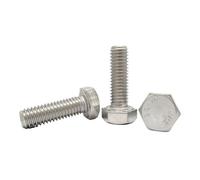 Vis à tête hexagonale, vis, boulon en acier inoxydable 304, filetage complet M3-M12, plusieurs longueurs, paquet assorti (50 mm, M12 2 pièces)(100mm,M8 5pcs)