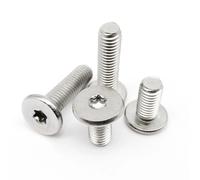 Vis à tête Ultra fine Torx M1.6 M2 M2.5 M3 M4 M5 M6 M8 CM, boulon à tête plate très basse à Six lobes en acier inoxydable 304 A2-70