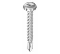 Vis à tôle - tête cylindrique - filetage total - 3,5x13 mm - 500 pièces VISWOOD