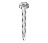 Vis à tôle - tête cylindrique - filetage total - 3,5x16 mm - 500 pièces VISWOOD