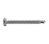 Vis à tôle - tête cylindrique - filetage total - 4,2x25,4 mm - 200 pièces ACTON