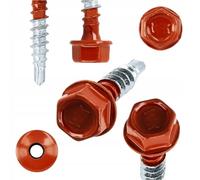100-250 pcs vis à tôle trapézoïdale vis de perçage auto-perceuses toit...