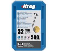 Vis à trous de poche 32 mm Revêtu de Zinc Maxi-Loc, Filetage fin - KREG - SML-F125-500 G