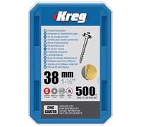 Vis à trous de poche 38 mm Revêtu de Zinc Maxi-Loc, Filetage épai, 500 - - SML-C150-500-INT