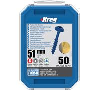 Vis à trous de poche 51 mm Blue-Kote™ Maxi-Loc, Filetage épai, 50 - KREG - SML-C2B-50-INT