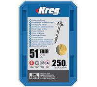 Vis à trous de poche 51 mm Revêtu de Zinc Maxi-Loc, Filetage épai, 250 - KREG - SML-C2-250-INT