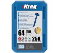 250 vis Blue-Kote - 8 x 64 mm - filetage épais - Maxi-Loc carré