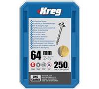 Vis à trous de poche 64 mm Revêtu de Zinc Maxi-Loc, Filetage épai, 250 - KREG - SML-C250-250-INT G