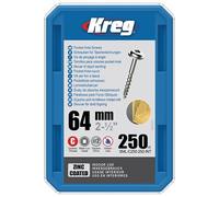 Vis à trous de poche 64 mm Revêtu de Zinc Maxi-Loc, Filetage épai, 250 - - SML-C250-250-INT