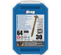 Vis à trous de poche HD 64 mm Protec-Kote™ Maxi-Loc, Filetage épai, 30- KREG - SML-C2X250-30-INT