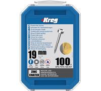 Vis à trous de poche Kreg Revêtu de Zinc Pan-Head, Filetage fin - SPS-F