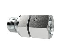 Vis à vissage droit réglable M12 x 1,5 A, tube extérieur Ø 6 mm, PN 630, SW1 17, SW2 17, acier galvanisé