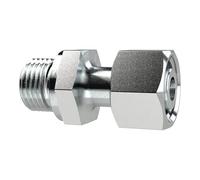 Vis à vissage droit réglable M12 x 1,5 A, tube extérieur Ø 8 mm, PN 315, SW1 17, SW2 17, acier galvanisé.