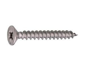 Vis agglo - Acton - Tête fraisée - PZ - Inox A2-5 x 80 mm - Boîte de 100