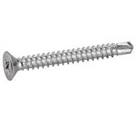 Vis autoperceuse à tête fraisée Phillips en acier zingué blanc - Ø 3.9 x 16 mm - Boite de 500 - - 333013,9X16CR3
