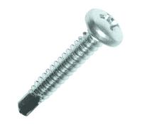 Vis autoperceuse acier zingué blanc tête cylindrique PH3 6,3 x 19 mm boîte de 500 SCELL-IT TCC63019