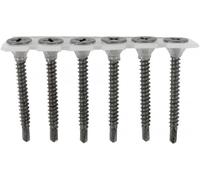 Vis autoperceuse en bande 3,5x35 mm pour visseuse placo G58578 Güde G58213