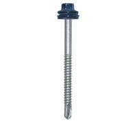 Vis autoperceuse P13 CAPINOX 6/2C + VI16 tête hexagonale 8 5,5x85mm RAL8012 100p - ETANCO - 263045-054