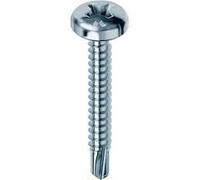Vis autoperceuse tête cylindrique zinc 4,8 x 45 mm X fer 200 pièces