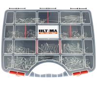 Vis autoperceuses tête fraisée Pozidrive inox A2 coffret de 660 ULTIMA COF157