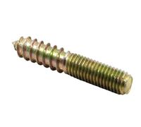 Vis autotaraudeuse à double tête Vis autotaraudeuses à double extrémité for fixation de meubles, 30 pièces, boulons de suspension M4 et M5 sur chevilles métalliques(M4X25)