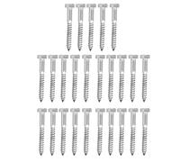 Vis autotaraudeuse, boulon à demi-filetage en acier inoxydable 304, vis tire-fond hexagonales en bois, vis autotaraudeuse en bois (M6*50MM)