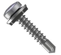 Vis autotaraudeuse Reisser pour tôle trapézoïdale, tête plate, 4,8 x 25 mm, 100 pièces