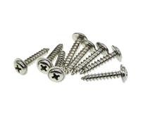 Vis autotaraudeuses à tête cylindrique en acier inoxydable 304 | Tailles multiples en acier inoxydable 304, 20 pièces for petits projets d'assemblage(M2.6-6mm(20pcs))