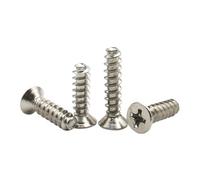 Vis autotaraudeuses à tête fraisée à empreinte cruciforme M1 M1.2 M1.4 M1.5 M1.6 M1.7 M2 M2.2 M2.3 M2.5 M2.6 M3 M3.5 M4 M5 20 à 250 pièces(6mm,M1.4 X250 pcs)